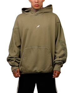 Sudaderas con Capucha Extra Grandes Personalizadas para Hombre, Estilo Urbano, Hombros Caídos, Diseño Personalizado, Lavado, Logotipo Bordado Personalizado - Product Image 6