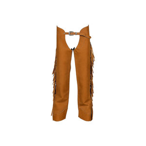 Pantalones de Cuero Estilo Western con Flecos para Montar a Caballo y Trabajar en el Rancho - Product Image 1