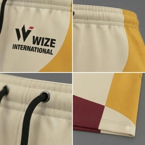 WIZE INTERNATIONAL Short de bain en toile pour homme, séchage rapide, imperméable, respirant, avec cordon de serrage, vêtement de sport décontracté - Product Image 5