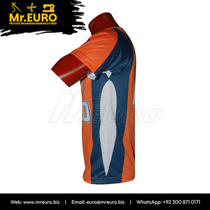 Maillot de baseball personnalisé sublimé unisexe, col en V, manches courtes, anti-humidité, coupe ample, fermeture boutonnée, 100 % polyester - Product Image 4