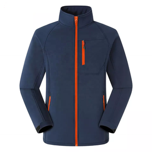Vestes d'hiver à coque souple avec logo brodé personnalisé, taille unisexe, logo imprimé oem pour l'extérieur, tenue quotidienne, veste résistante à l'eau - Product Image 2