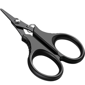 Fishing Line Scissors with Serrated Teeth Fishing Scissor Plier Cut <b>Braid</b> Line Cutter Tool <b>Accessories</b> <b>Braid</b> Cut Fish - Product Image 3
