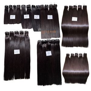 Extensiones de Cabello Remy Vietnamita de Doble Trama, Precio Mayorista, Paquetes de Cabello Virgen Liso Extremo con Cutícula Alineada - Product Image 4