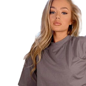 Custom Made Logo Oem Service <b>Crop</b> <b>Top</b> Casual Workout Half Sleeve <b>Crop</b> <b>Top</b> Activewear Slim Fit Cheap Price <b>Crop</b> <b>Top</b> - Product Image 2