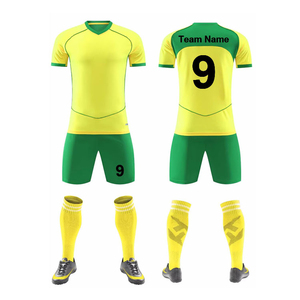 Conjunto de Uniforme de Fútbol Profesional para Adultos, Logotipo Personalizado Impreso, Tela de Secado Rápido, 100% Poliéster, Transpirable - Product Image 6