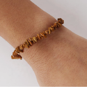 Chip pulsera natural Mariam jaspe chip pulsera cristal piedra chip pulsera piedras preciosas mujeres colorido cristal Natural mayorista - Product Image 5