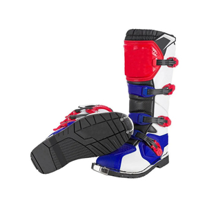 Custom Printed Waterproof Windproof Breathable Anti-UV Plus Size Comfortable Leather Motorcycle Riding Shoes <b>Men</b> OEM Racing - Product Image 3