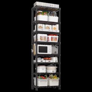 Estantería Metálica de 8 Niveles, Resistente, de 78.74 Pulgadas de Alto, con Ruedas, Capacidad de 1600 Libras, Ajustable, para Almacenamiento en Garaje, Certificación NSF - Product Image 4