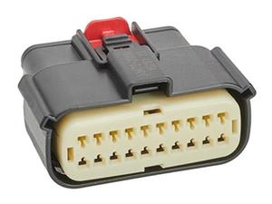ขั้วต่อสายไฟแบบมีฝาปิด Molex CON-013 ตัวเมีย 20 ขา สำหรับยานยนต์ - Product Image 1