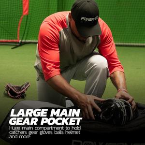 Bolsa de Lona Impermeable de Gran Capacidad con Ruedas para Equipo de Béisbol, Personalizada con Logotipo Bagnex 600D 50-70L - Product Image 3