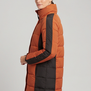 Women's Outdoor Padded Winter Long <b>Coat</b> Outerwear <b>Bubble</b> Puffer Long <b>Coat</b> Ladies Stand Collar Padded Puffer Long <b>Coats</b> Women - Product Image 5