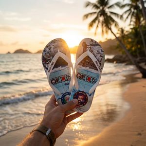 Chanclas EVA ODM de Vietnam con diseño impreso o pegado |   MOQ bajo |   Diseño Personalizado OEM Disponible |   Pantuflas Resistentes para Exteriores - Product Image 3