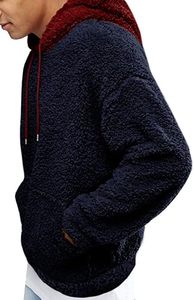 Sweat à capuche en polaire Sherpa pour homme, chaud pour l'hiver, pull Teddy personnalisé, sweat à capuche Teddy en polaire pour homme, sweat Sherpa surdimensionné - Product Image 5