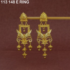 Pendientes de Aleación Chapados en Oro Vintage de la Marca MIJ, Joyería al por Mayor, Pendientes de Diseño Moderno para Mujer, Joyería Elegante - Product Image 1