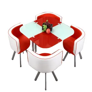 Hoge Kwaliteit Luxe Moderne Eettafel Voor 4 Personen Modern Lang Vierkant Ontwerp Mdf Houten 8 Zits Rechthoekig Natuurlijk Hout