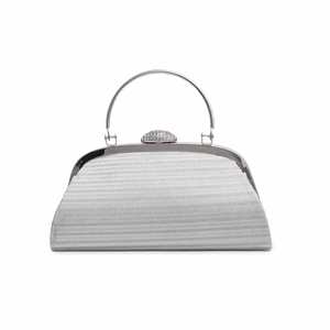 Pochette de soirée argentée P15541 - Product Image 1