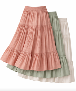 Falda Maxi para Mujer, Ropa al por Mayor, Fabricante de Ropa en Vietnam, OEM ODM, Ropa de Mujer, Etiqueta Personalizada, Tela Personalizada - Product Image 1