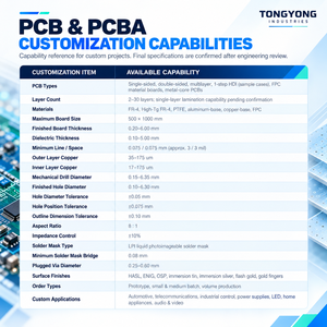 Servicios de Proyectos de PCB y PCBA Personalizados, Prototipado y Ensamblaje OEM ODM Basados en Dibujos del Cliente - Product Image 2