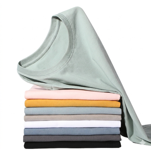T-shirt unisexe à manches courtes de qualité supérieure en coton lourd 230G, col rond uni, broderie personnalisée avec logo OEM, fabriqué en Chine par BD Factory - Product Image 1