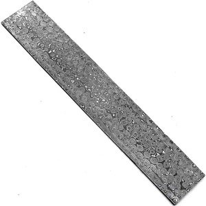 Acier Damas de qualité industrielle de 12 pouces à motif goutte de pluie, épaisseur 3 mm, pour la fabrication de couteaux à pointe tombante, fait main et sur mesure, par Ahmad Fabric - Product Image 1