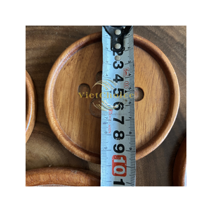 Vietchoice Eco Friendly Natural Wooden Reusable Drink Coaster Heat Resistant Waterproof Wedding <b>Table</b> <b>Protector</b> Made Vietnam - Product Image 5