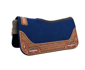 Tapis de selle en feutre de laine durable et personnalisable, directement de l'usine, pour l'équitation western, le ranch et le roping - Export - Product Image 3