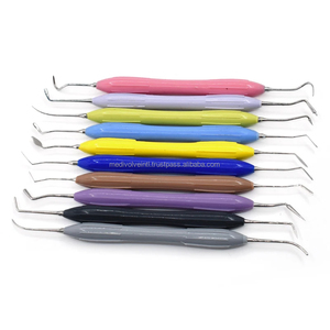 Medivolve 10Pcs Manual Reusable Silicone Handle Dental Composite Instruments Kit for Style CE ISO OEM ODM Wholesale Supplier - Product Image 5