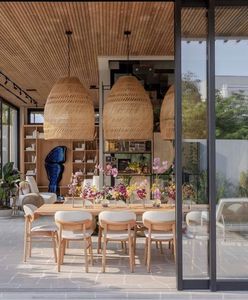 Teak Dining <b>Table</b> Rectangle Wood Top Wooden <b>Legs</b> Modern Scandinavian Design Stable Home Furniture Outdoor Courtyard Use - Product Image 3