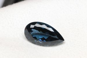 พลอยโทแพซลอนดอนบลูทรงลูกแพร์ขนาด 12x8 มม. ทรงเหลี่ยมเจียระไน ราคาขายส่ง - Product Image 4