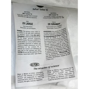 8 Trajes de Protección Personal DuPont Tychem SL Talla 2XL - Equipo y Piezas de Semiconductores de Confianza con Legado Global - Product Image 3