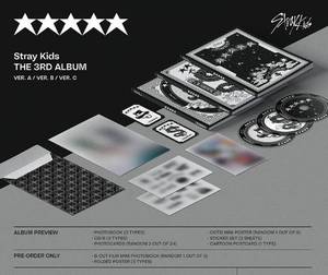 Stray Kids [5-STAR] อัลบั้มชุดที่ 3 ฉบับมาตรฐาน หนังสือเพลง K-Pop อิเล็กทรอนิกส์ (แผ่นซีดี) วัสดุกระดาษพลาสติก ภาษาเกาหลี ทุกวัย รักษาไว้ได้ - Product Image 2