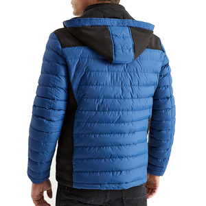 Custom logo Custom Men's Thicken <b>Bubble</b> <b>Coat</b> Streetwear Printing Webbing Puffer Jacket Winter Men Hooded Down Jacket 2025 Winter - Product Image 3