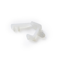 Pince de serrage de câble Essentra Push-in en nylon naturel UL94 V0 MWSLT pour micro-câbles, fixation supérieure