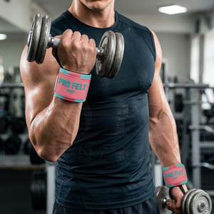 Exercise Gear Custom 16 Inch <b>Pink</b> Teal Wrist <b>Wraps</b> for Weightlifting Powerlifting Gym Training Wrist Support Fitness Straps - Product Image 3