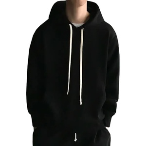 Sudadera con capucha con cremallera de lana de talla grande 5XL a la moda para hombre, sudadera holgada con bolsillos de Color sólido, sudaderas con capucha, ropa para hombre - Product Image 5