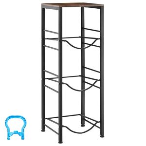 Support robuste à 4 niveaux pour 3 bouteilles d'eau, étagère de rangement pour bouteilles de 3 à 5 gallons - Product Image 1