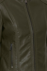 High Quality Women Genuine Leather <b>Jacket</b> Modern Slim Fit Motorcycle Outerwear with Durable Construction and Private Label - Product Image 6
