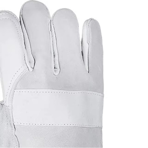 Gants de soudage TIG haute performance en cuir de vachette pleine fleur, équipement de protection des mains pour soudeurs - Product Image 2