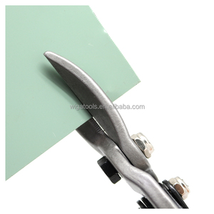 Tijeras Multiusos WIGA GF-250L Industriales y para Bricolaje de 10 Pulgadas con Borde Dentado, Mango de Plástico Amarillo y Corte Izquierdo - Product Image 4