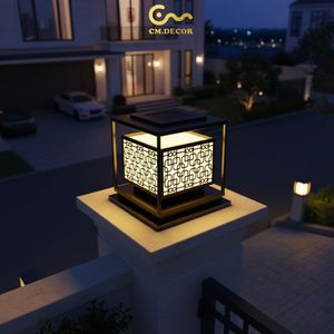 Outdoor Gate <b>Pillar</b> <b>Light</b> Warm White 3500K Lighting Modern Design for Villa Garden Hotel Post Lamp AC 220V IP65 - Product Image 6