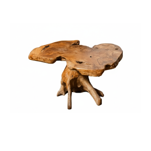 ARTERRA Luxury Handcrafted Antique Rustic Teak Root Coffee Table Living Room Furniture Unique Wood Grain <b>Pattern</b> Eco-Friendly - Product Image 1