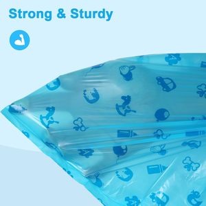 Sacs à déjections canines avec distributeur, sacs à déjections canines épais et étanches, taille plus grande de 10 % pour animaux de compagnie - Product Image 2