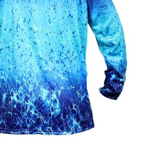 Chemises de pêche et de chasse respirantes pour sports de plein air, best-seller, design personnalisé, 90 % polyester, 10 % élasthanne, imperméables, UPF 50 - Product Image 3