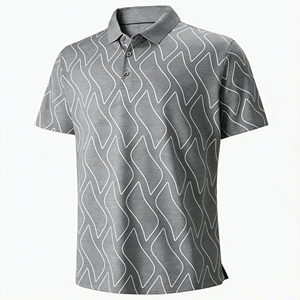 Camiseta de Golf de Lujo Personalizada de Alta Calidad, Antiarrugas, de Poliéster Tejido, Manga Corta, Talla Grande, Lisa, con Bordado - Product Image 4