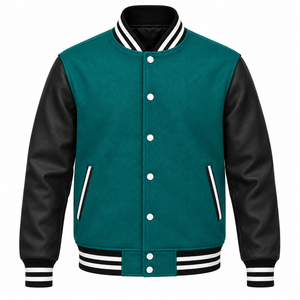 Chaqueta Varsity para Hombre - Suave, Elegante e Ideal para Uso Casual y Comodidad Diaria, Chaquetas Varsity para Hombre OEM - Product Image 4