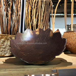 Cuenco de cáscara de coco orgánico ecológico de Vietnam 100%, artesanías naturales hechas a mano, pulido, otro estilo perfecto para la decoración del hogar - Product Image 6