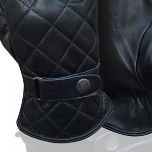 Gants d'hiver en cuir de haute qualité OEM pour hommes, doublés de laine du Pakistan, coupe-vent et chauds pour le cyclisme et les activités de plein air - Product Image 6