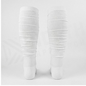 North Approach <b>Knee</b> <b>High</b> <b>Socks</b> White Solid Knitted Breathable Casual for Adults - Product Image 2