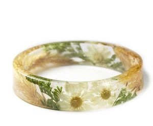 Bracelet jonc exclusif en résine, fait main, bijoux de luxe, collection de cadeaux élégants pour femmes, design tendance - Product Image 6