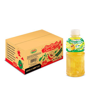 SUNSMILE Bebida de Nata de Coco con Jugo 320ML Botella PET Muestra Gratis Venta al por Mayor OEM ODM Bajo MOQ - Product Image 5